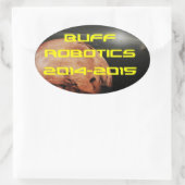 Buff Robotics Sticker (Tasche)