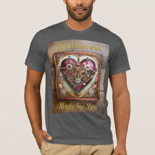 Buff Rother Herz Steampunk-Serie T-Shirt