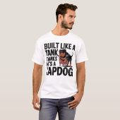 Buff Rottweiler - Art des harten Hundes T-Shirt (Vorne ganz)