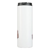 Buff Santa Claus Workout Muscles Gym Thermosbecher (Rückseite)