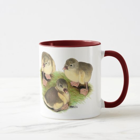Buff Spitz Goslings Tasse (Rechts)