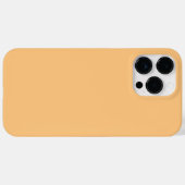 Buff (Vollfarbe) Case-Mate iPhone Hülle (Rückseite (Horizontal))