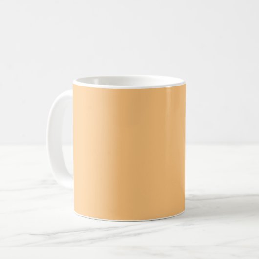 Buff (Vollfarbe) Kaffeetasse (Vorderseite Links)