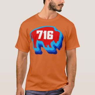 Buffalo 716 Buffalo New York WNY Retro Vintag Buf T-Shirt