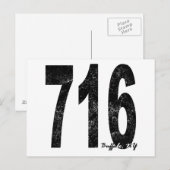 Buffalo 716 postkarte (Vorne/Hinten)