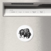 Buffalo American Bison Magnet (In Situ (Geschirrspüler))