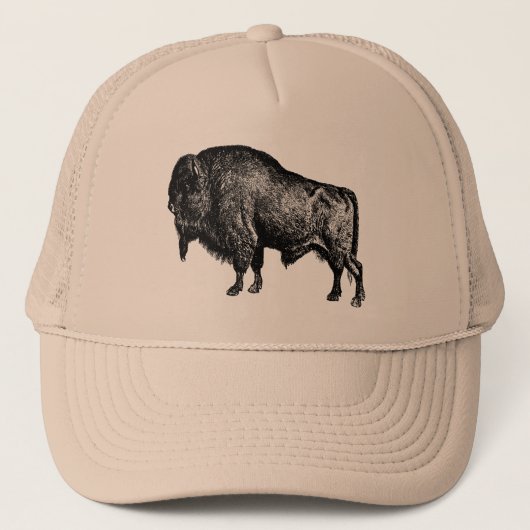 Buffalo American Bison Truckerkappe (Vorderseite)