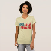 Buffalo American Flag T-Shirt (Vorne ganz)
