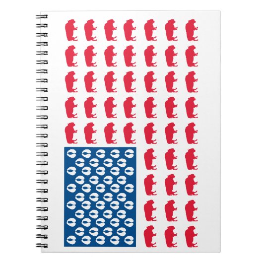 Buffalo AmericanFlag Notizblock (Vorderseite)