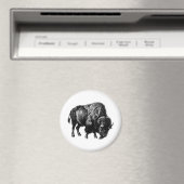 Buffalo Amerikanischer Bison Magnet (In Situ (Geschirrspüler))