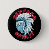 Buffalo Animal Spirit Button (Vorderseite)