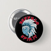 Buffalo Animal Spirit Button (Vorne & Hinten)