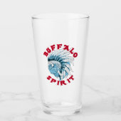 Buffalo Animal Spirit Glas (Vorderseite)