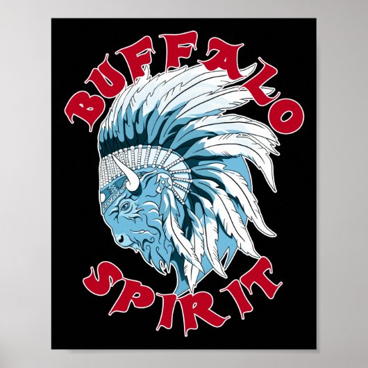 Buffalo Animal Spirit Poster (Vorne)