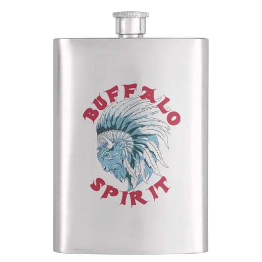 Buffalo Animal Spirit Shot Flachmann (Vorderseite)