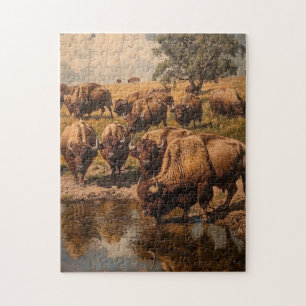 Buffalo Ansammlung: Ein ruhiges Puzzle