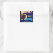 Buffalo Apples Quadratischer Aufkleber (Tasche)