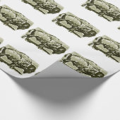 Buffalo Art Geschenkpapier (Ecke)