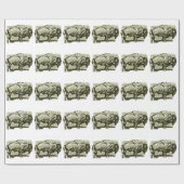 Buffalo Art Geschenkpapier (Flach)