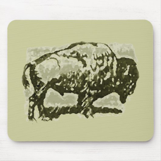 Buffalo Art Mousepad (Vorne)