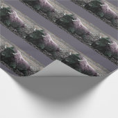Buffalo-Artwork-Wrap-Papier sitzen Geschenkpapier (Ecke)
