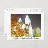 Buffalo Asylum for the Insane Postkarte (Vorne/Hinten)