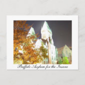 Buffalo Asylum for the Insane Postkarte (Vorderseite)