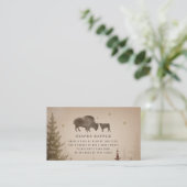 Buffalo Babydusche Windelwaschkarte Begleitkarte (Stehend Vorderseite)