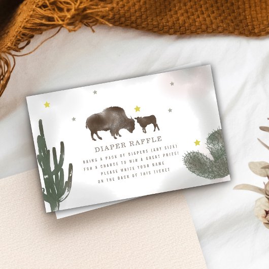 Buffalo Babydusche Windelwaschkarte Begleitkarte