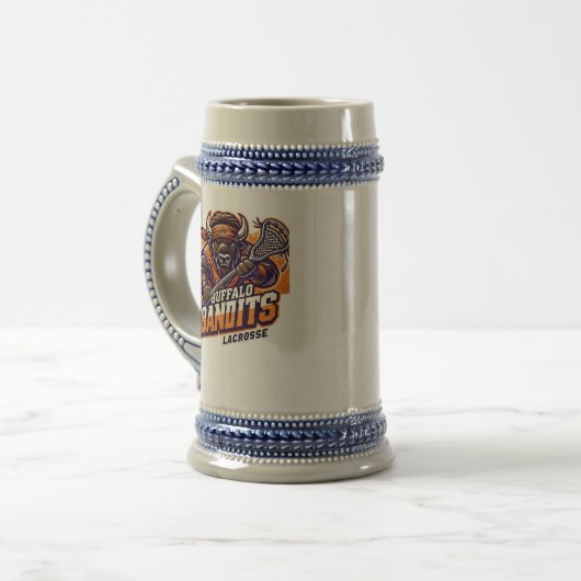 Buffalo Bandits Lacrosse Bierglas (Vorderseite Links)