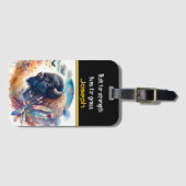 Buffalo Basking in den goldenen Höhen von Twilight Gepäckanhänger (Vorderseite (Horizontal))