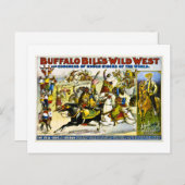 Buffalo Bill 1899 - Arabisches Horsperma Postkarte (Vorne/Hinten)