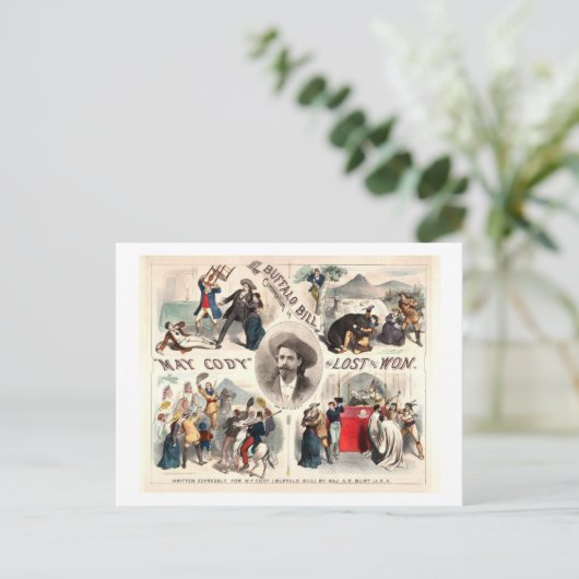 Buffalo Bill Adventures Postkarte (Stehend Vorderseite)