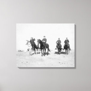 Buffalo Bill, allgemeine Meilen, Kapitän Baldwin Leinwanddruck