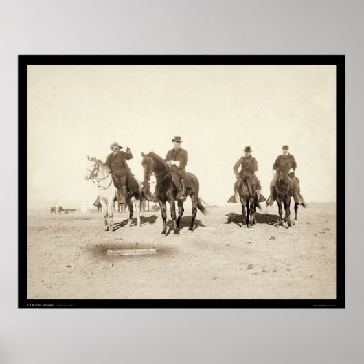 Büffalo Bill & Army Officers SD 1891 Poster (Vorne)