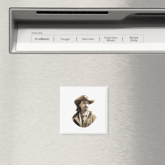 Buffalo Bill Cody 1875 Magnet (In Situ (Geschirrspüler))