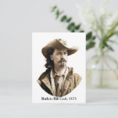 Buffalo Bill Cody 1875 Postkarte (Stehend Vorderseite)