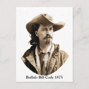 Buffalo Bill Cody 1875 Postkarte