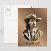 Buffalo Bill Cody 1875 Postkarte (Vorne/Hinten)