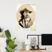 Buffalo Bill Cody 1875 Print Poster (Heimbüro)