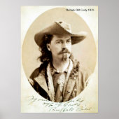 Buffalo Bill Cody 1875 Print Poster (Vorne)
