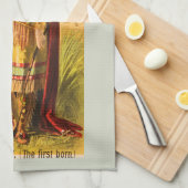 Buffalo Bill Cody Handsomest Indian Maiden 1880er Geschirrtuch (Viertel Falte)