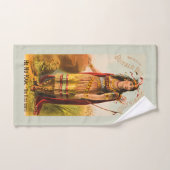 Buffalo Bill Cody Handsomest Indian Maiden 1880er Handtuch (Handtuch)