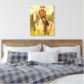 Buffalo Bill Cody on Horse Leinwanddruck (Insitu (Schlafzimmer))