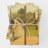 Buffalo Bill Cody on Horse Pattern Geschenkpapier Set (Beispiel)