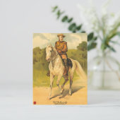 Buffalo Bill Cody on Horse Postkarte (Stehend Vorderseite)