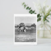 "Buffalo Bill" Cody Riding Horse Postkarte (Stehend Vorderseite)