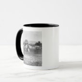 "Buffalo Bill" Cody Riding Horse Tasse (Vorderseite Links)