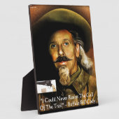 Buffalo Bill Cody sein Gun & Quote Geschenke & Kar Fotoplatte (Seite)