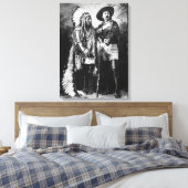 Buffalo Bill Cody & Sitting Bull - Circa 1885 Leinwanddruck (Insitu (Schlafzimmer))